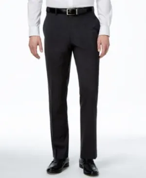 Alfani Mens Pants Traveler Solid Classic-F Black 40x30