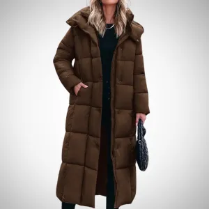 Ann-Marie | Stylish Long Women's blanket puffa jacket