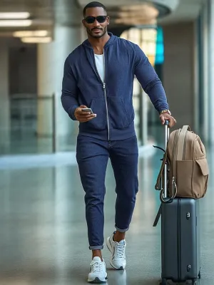 Athleisure Everyday Denim 2-Piece Outfit