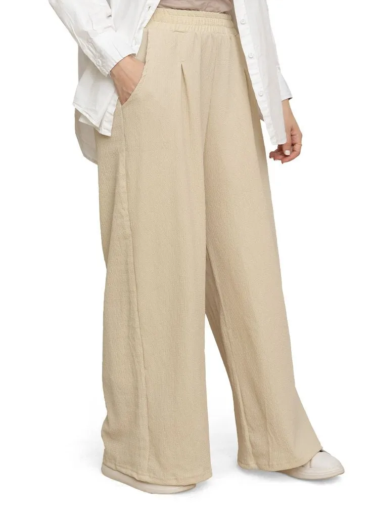 Beige Crochet Pant