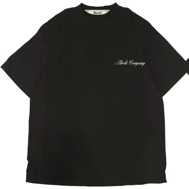 Birds "Defined By Lines" Black Oversized S/S T-Shirt