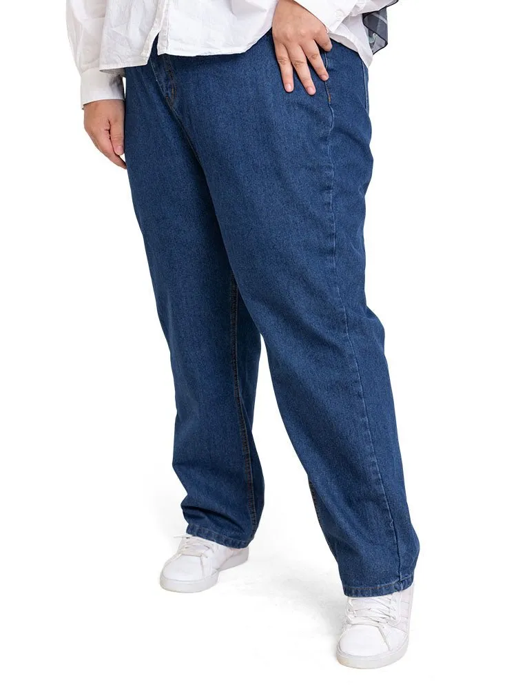 Blue 9 Plus Size-Momfit Jeans