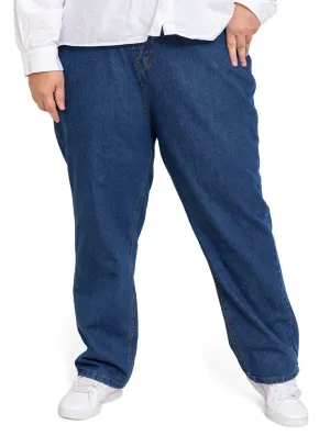 Blue 9 Plus Size-Momfit Jeans