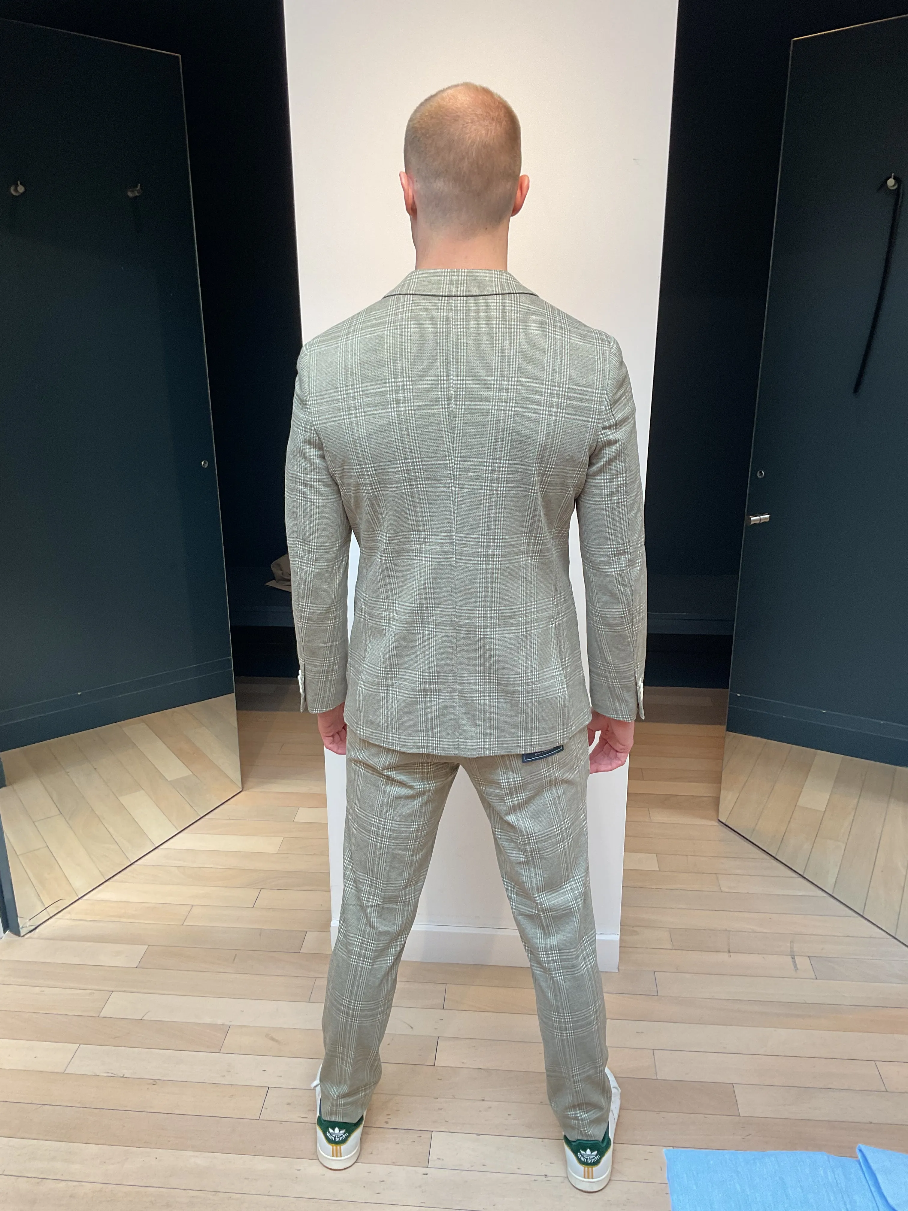 BLUE INDUSTRY Check Pant Green