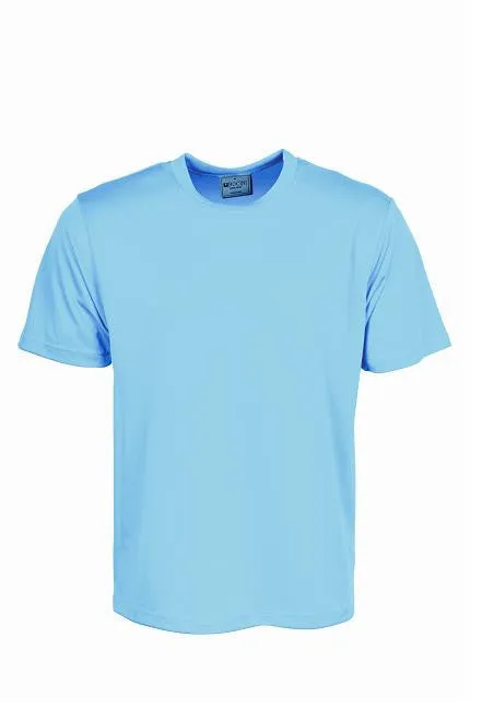 Bocini Adults Plain Breezeway Micromesh Tee Shirt 1st (14 Colour)-(CT1207)
