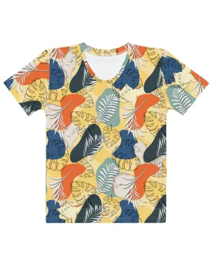 Cats under leafs Women's Tee