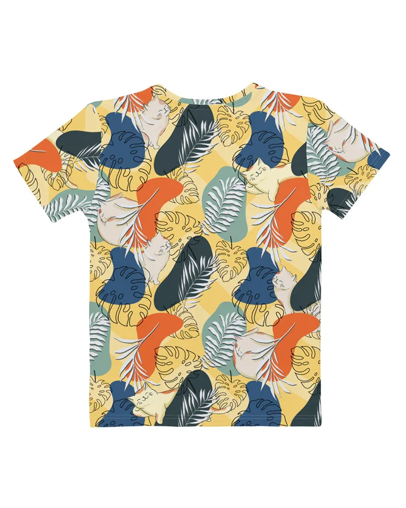 Cats under leafs Women's Tee