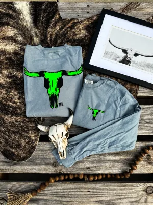 Cement Out Of This Skull Long Sleeve Graphic