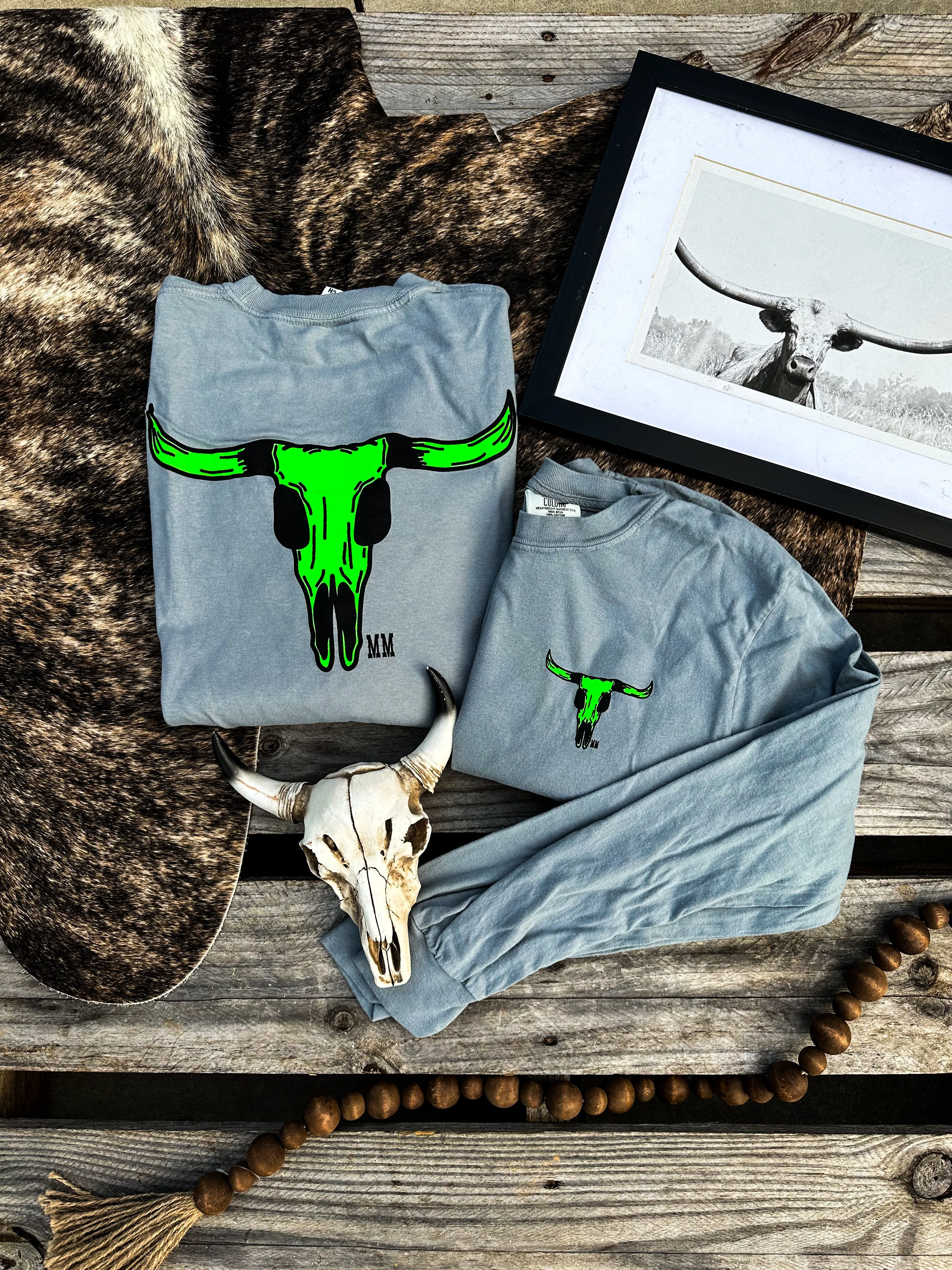 Cement Out Of This Skull Long Sleeve Graphic