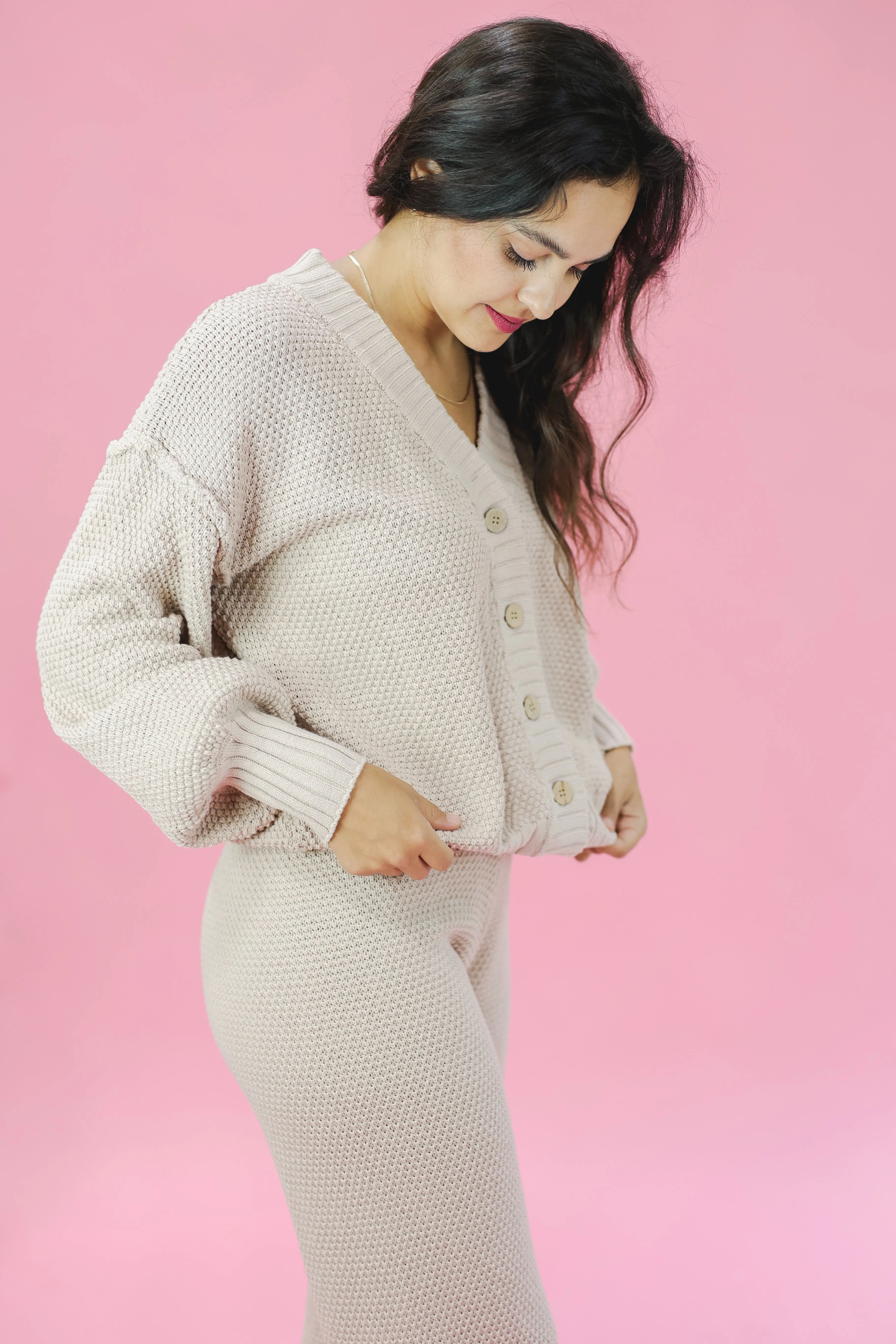 Colorado Views Crochet Top In Taupe