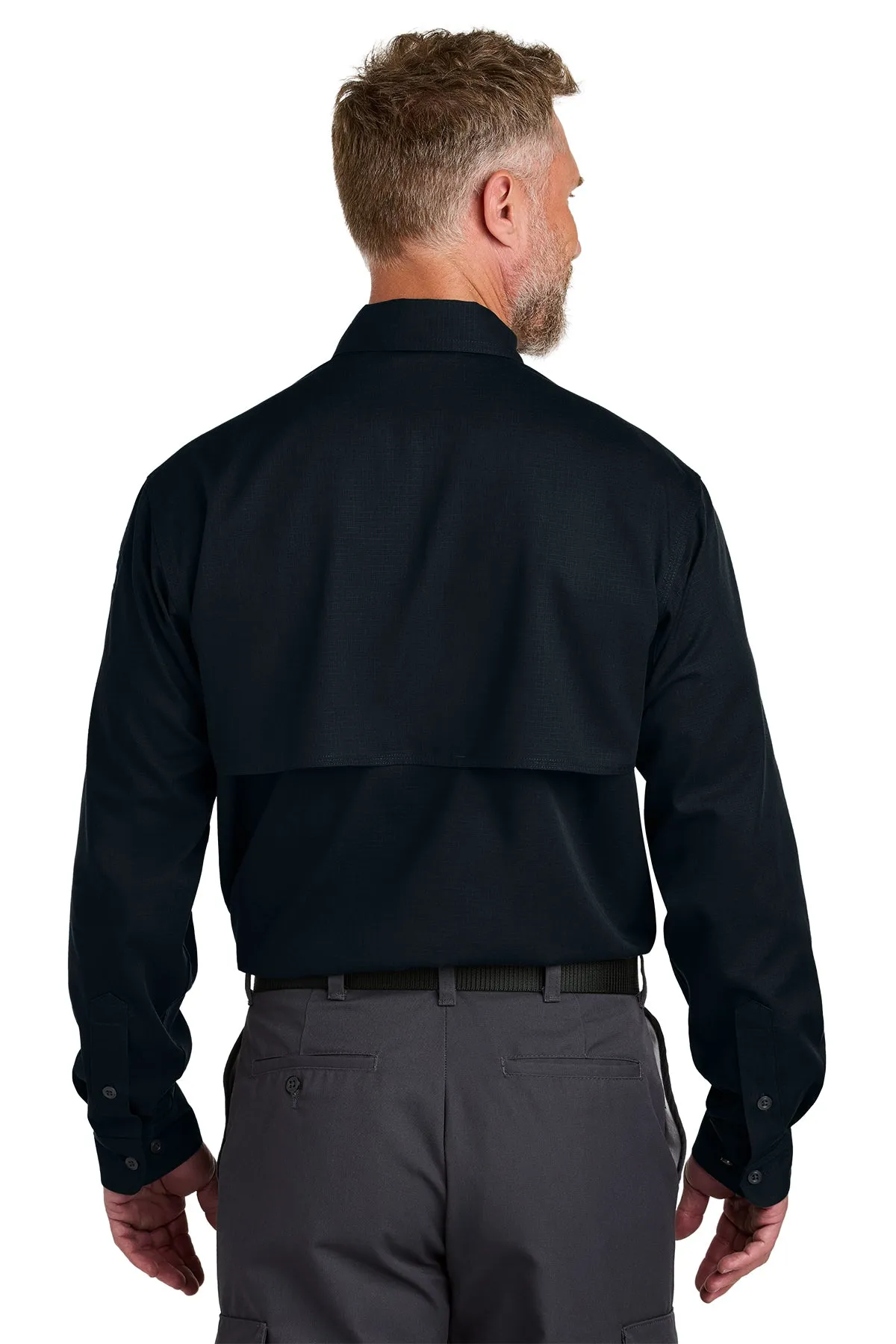 CornerStone Long Sleeve Select Tactical Custom Shirts, Navy Blue