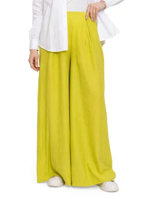 Design1-Lime Punch Linen2-Wide Leg
