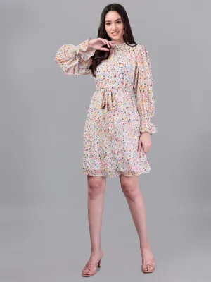 Doted Multi Color dress