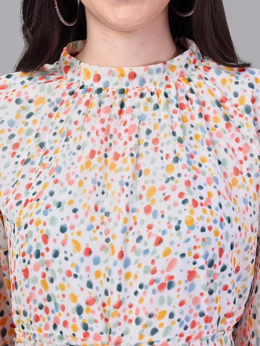 Doted Multi Color dress