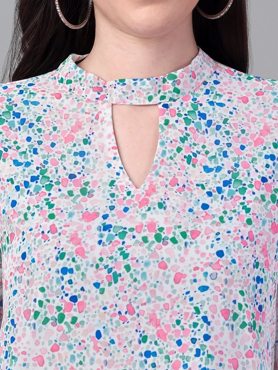 dresses for Women western wear Doted Multi Color dress