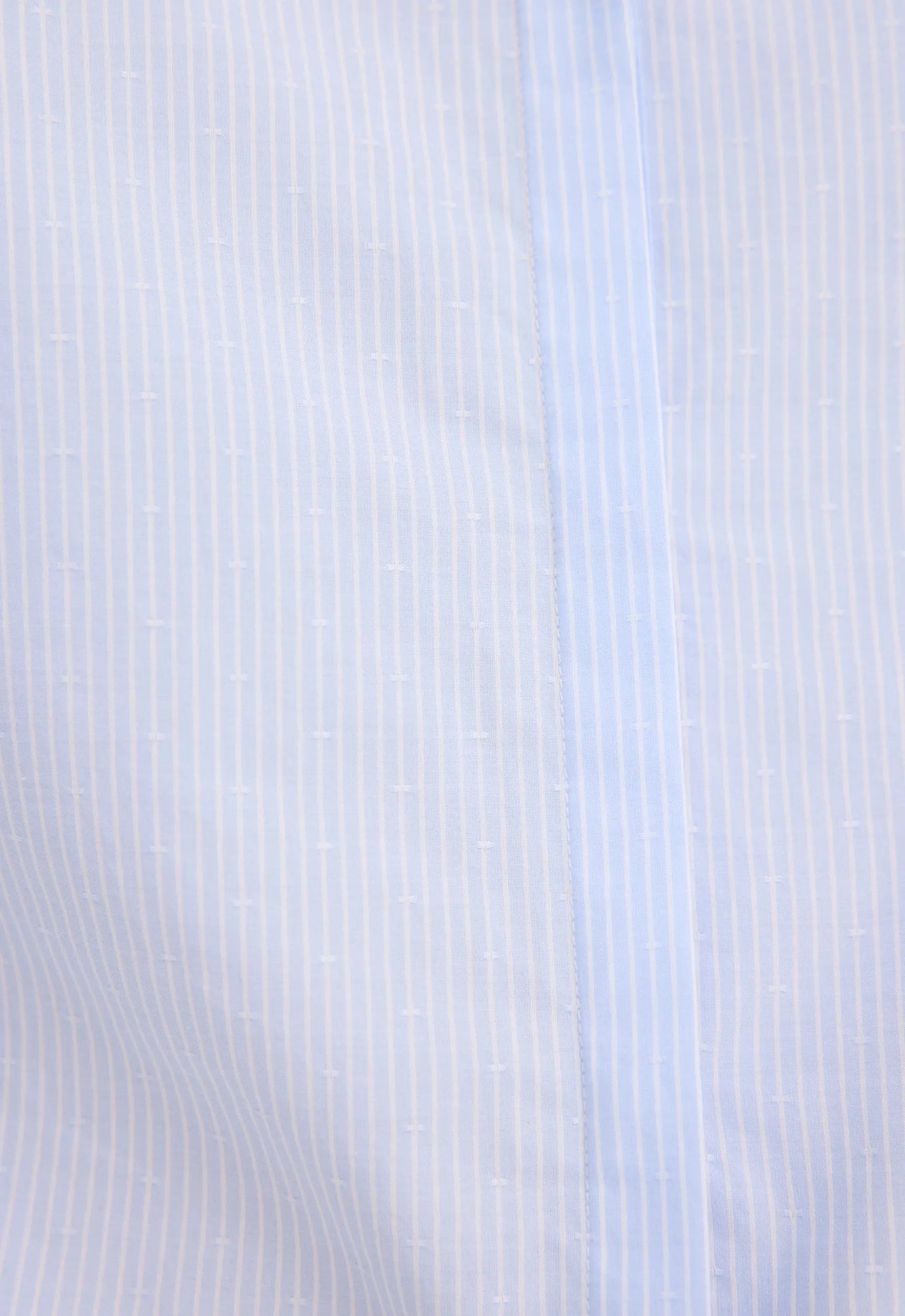 Elio Cotton Shirt - Dash Blue Stripe