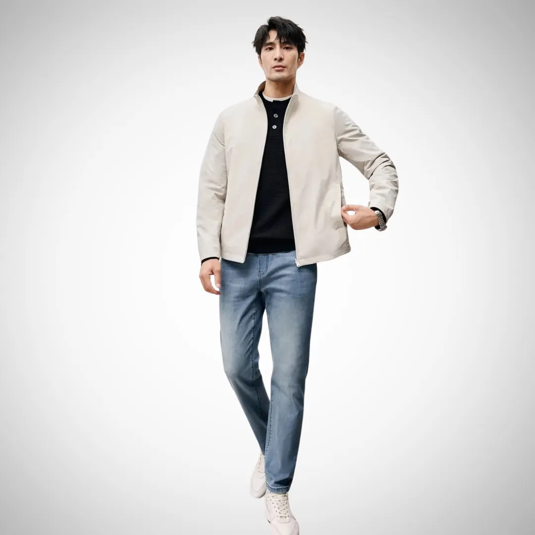 Enzo Lightweight Zip-Up Jacket