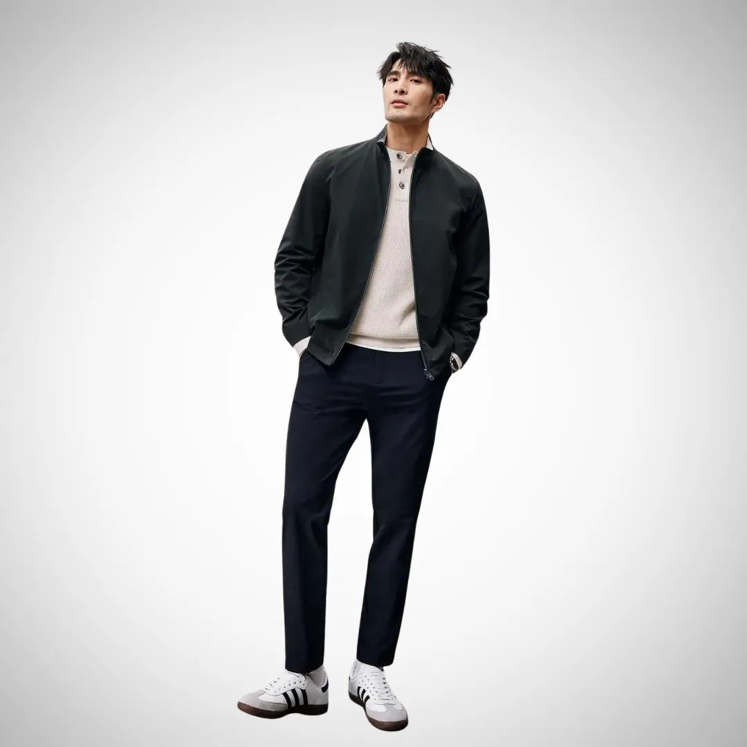 Enzo Lightweight Zip-Up Jacket
