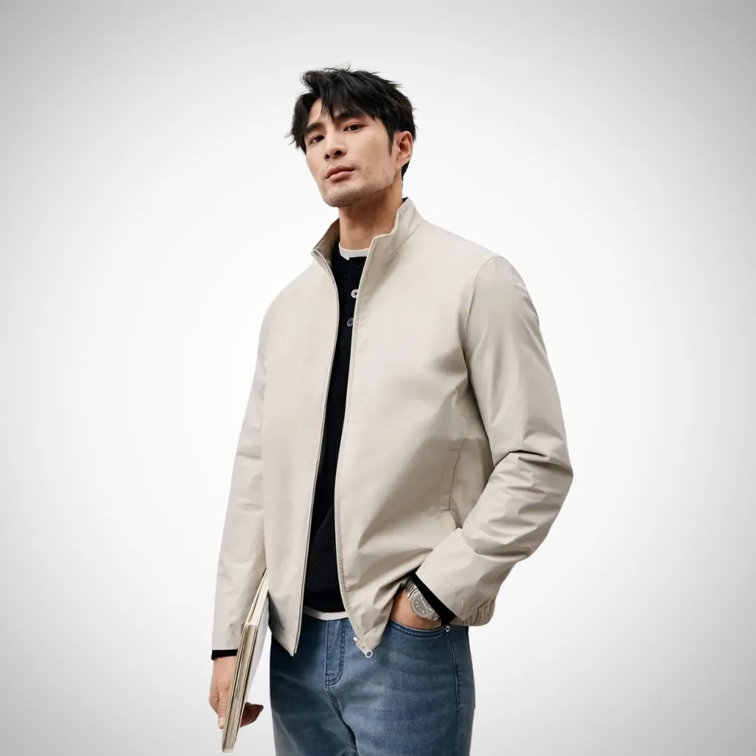 Enzo Lightweight Zip-Up Jacket