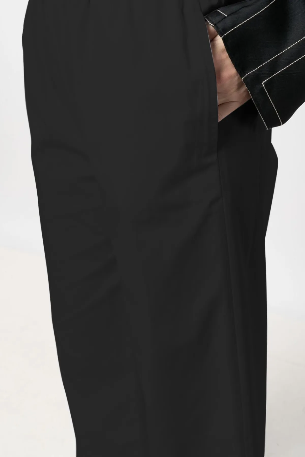 Everyday Essential Pants : Ivory Black