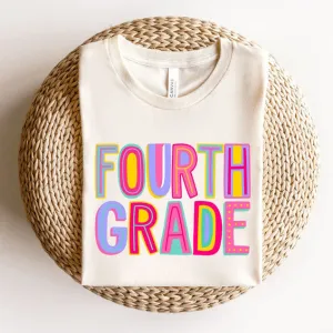 Fourth Grade Rainbow Shirt HCMD0131