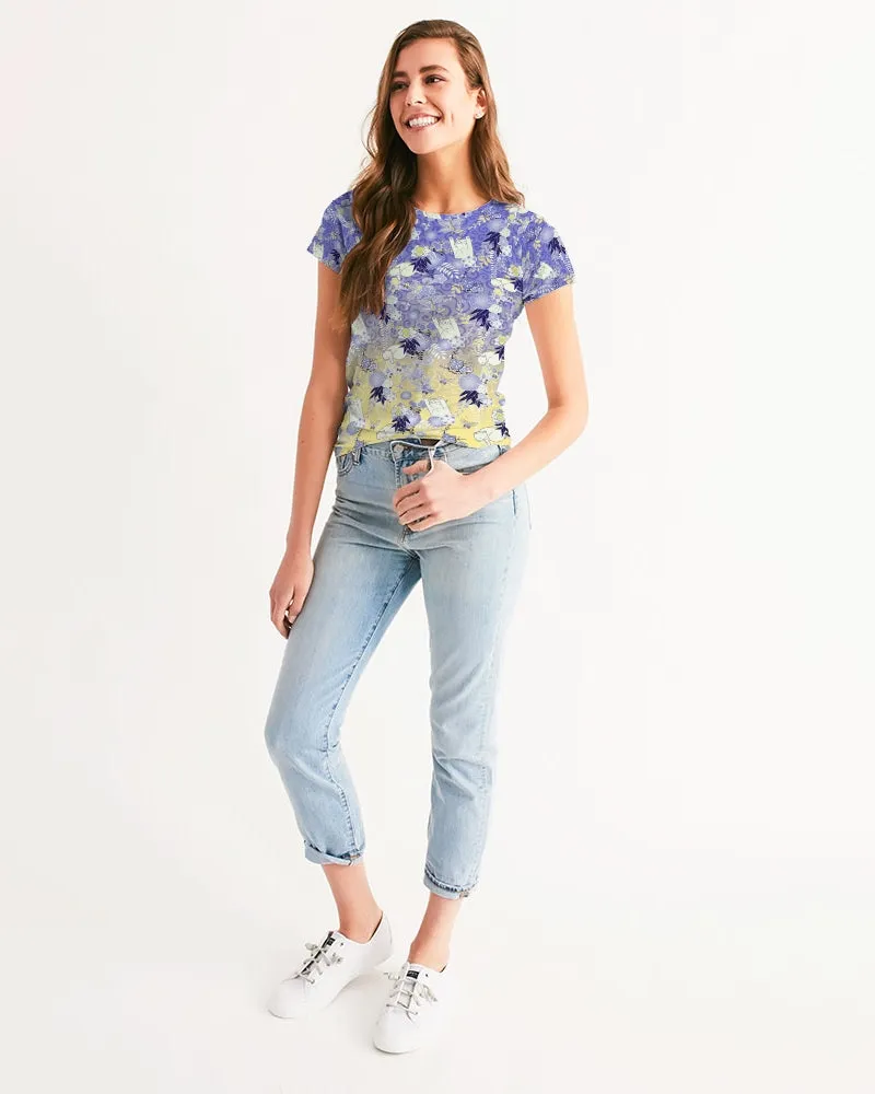 Fuchsia Kimono Cat Women's Tee