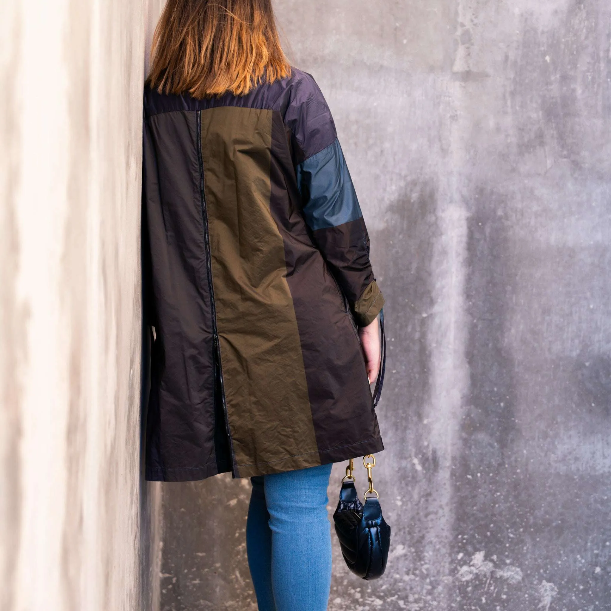 IC COLLECTION - Draped Neck Anorach/Windbreaker