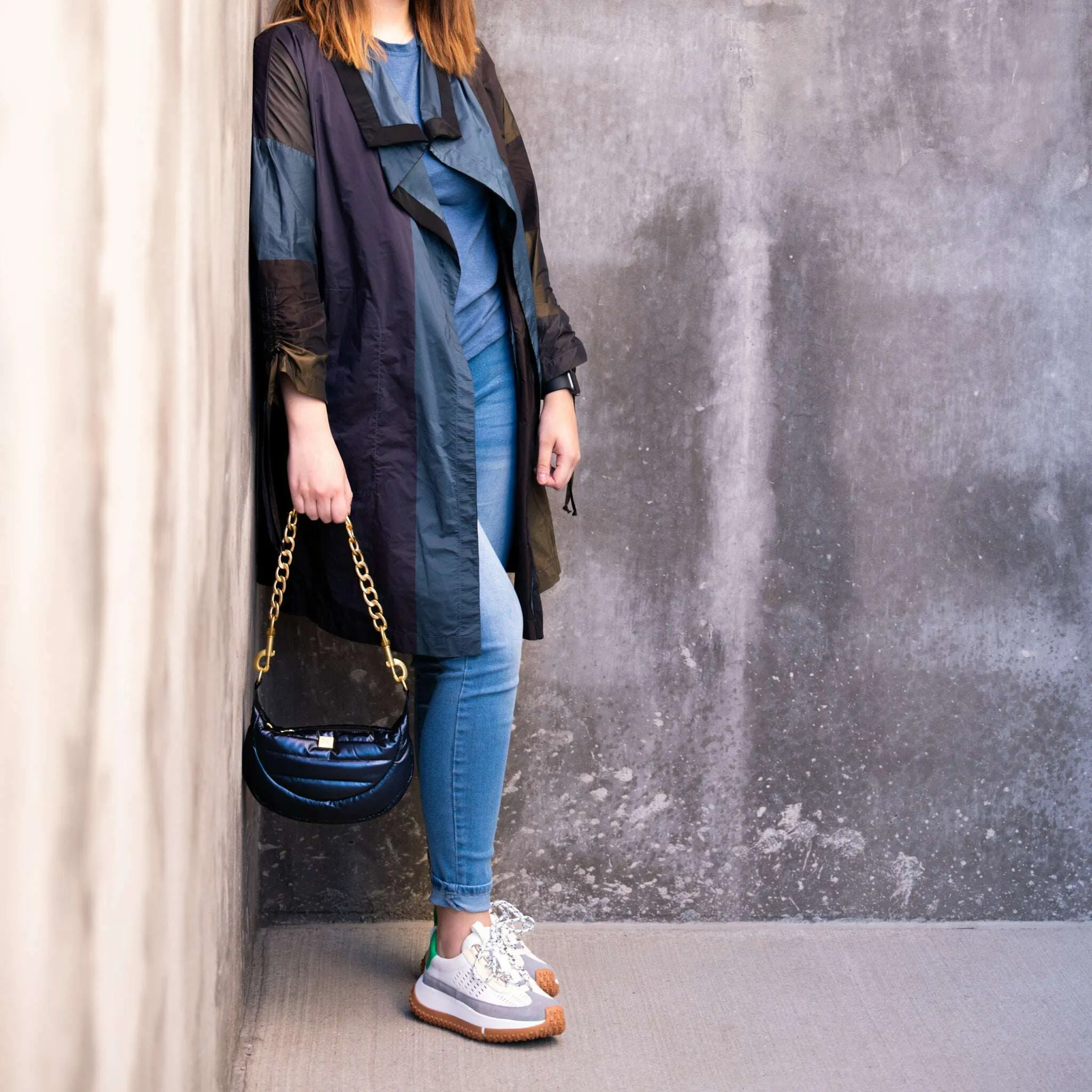 IC COLLECTION - Draped Neck Anorach/Windbreaker