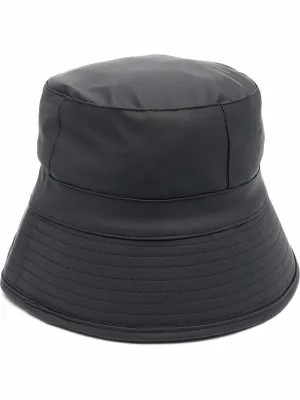 logo-plaque bucket hat