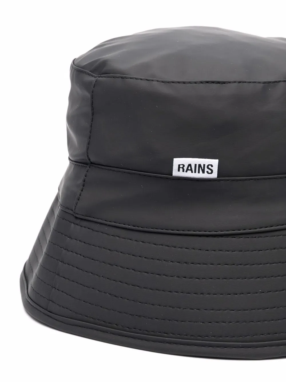 logo-plaque bucket hat