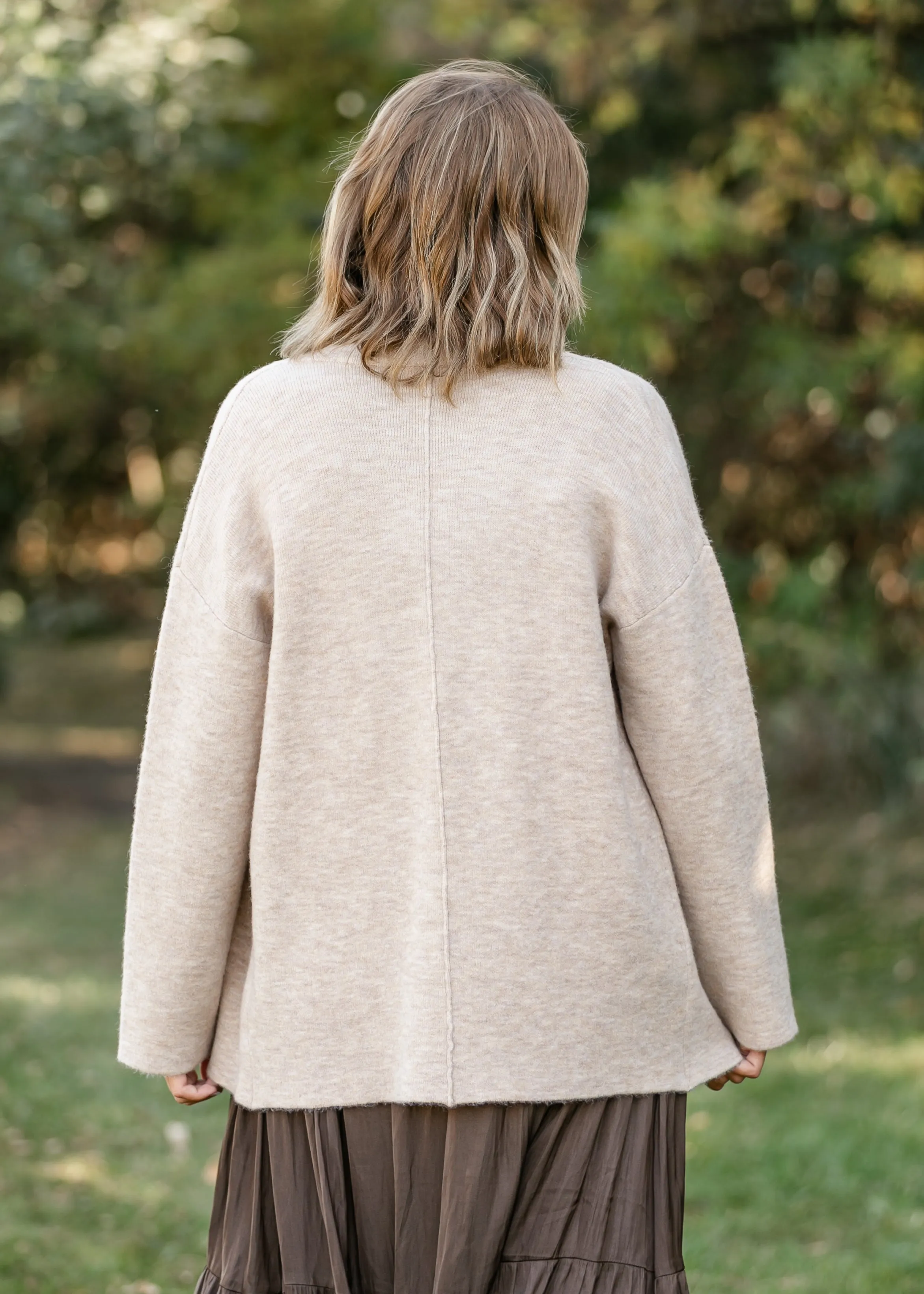 Martha Open Front Marled Cardigan - FINAL SALE