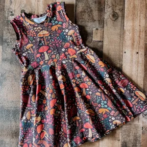 Mushroom Twirl Dress