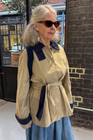 Object Harper Twill Short Trenchcoat