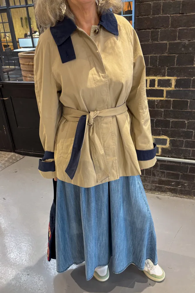 Object Harper Twill Short Trenchcoat