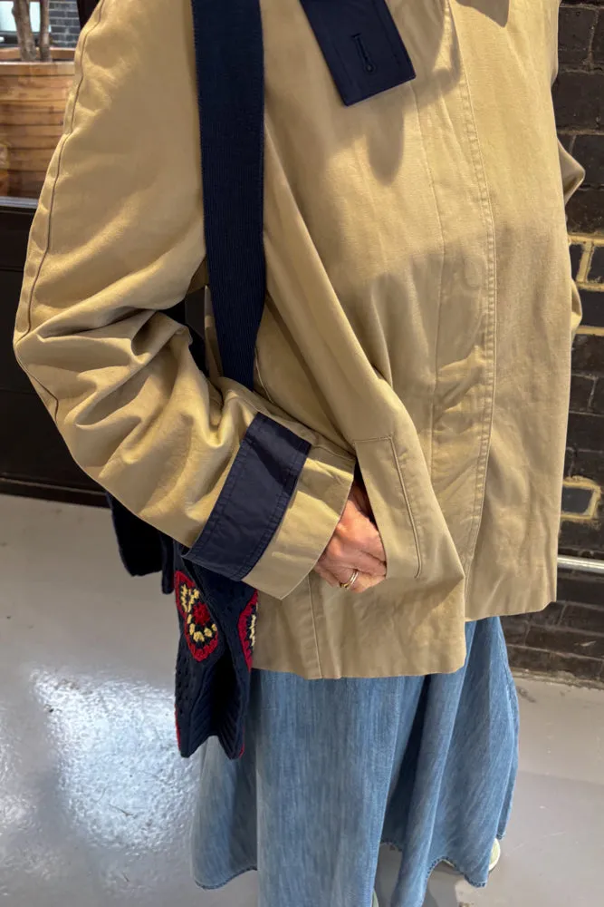 Object Harper Twill Short Trenchcoat