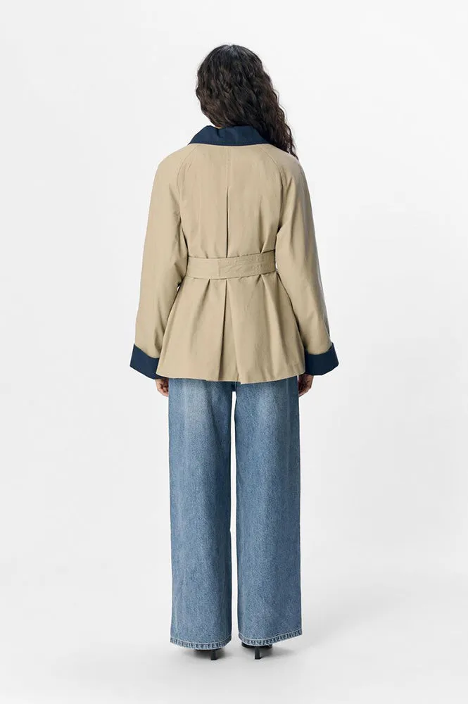 Object Harper Twill Short Trenchcoat