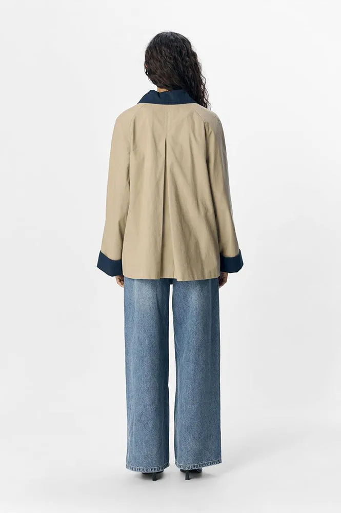 Object Harper Twill Short Trenchcoat