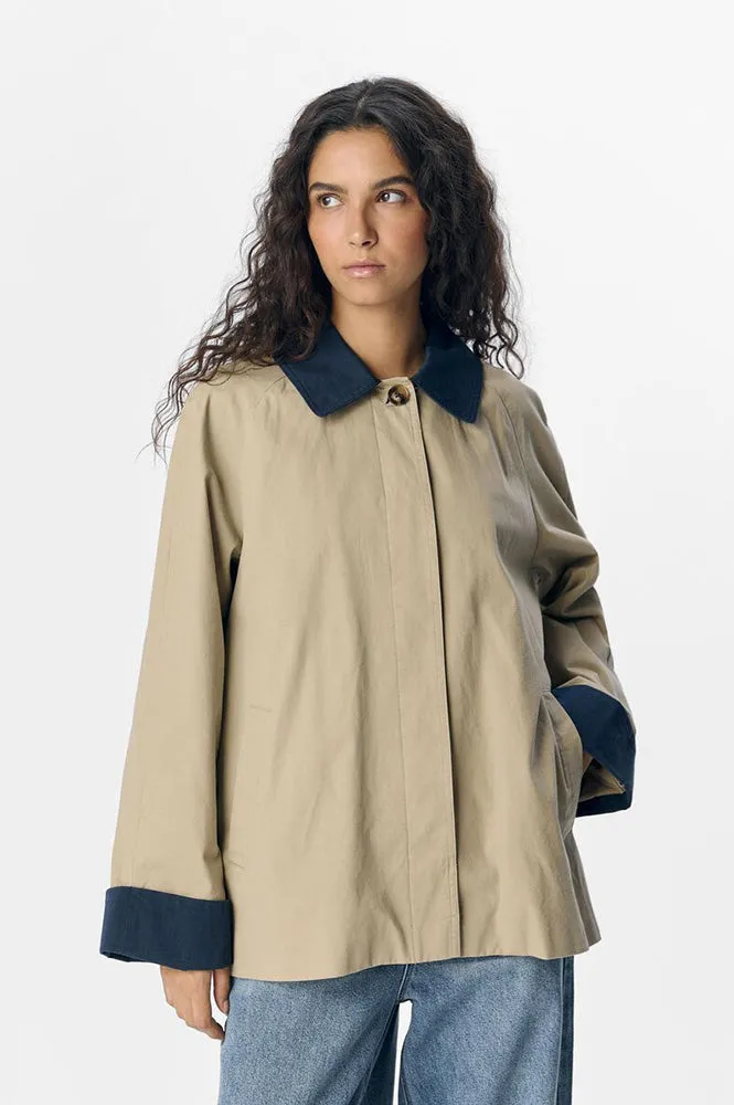 Object Harper Twill Short Trenchcoat