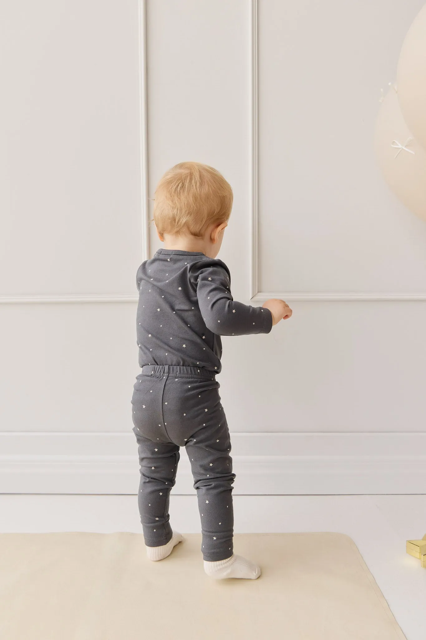 Organic Cotton Modal Everyday Legging - Milky Way Icelandic