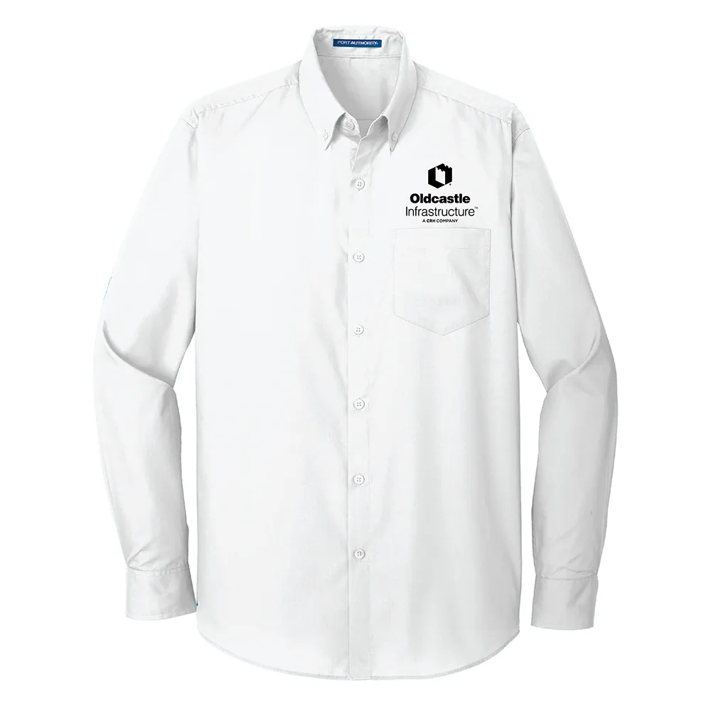 Port Authority® Long Sleeve Carefree Poplin Shirt