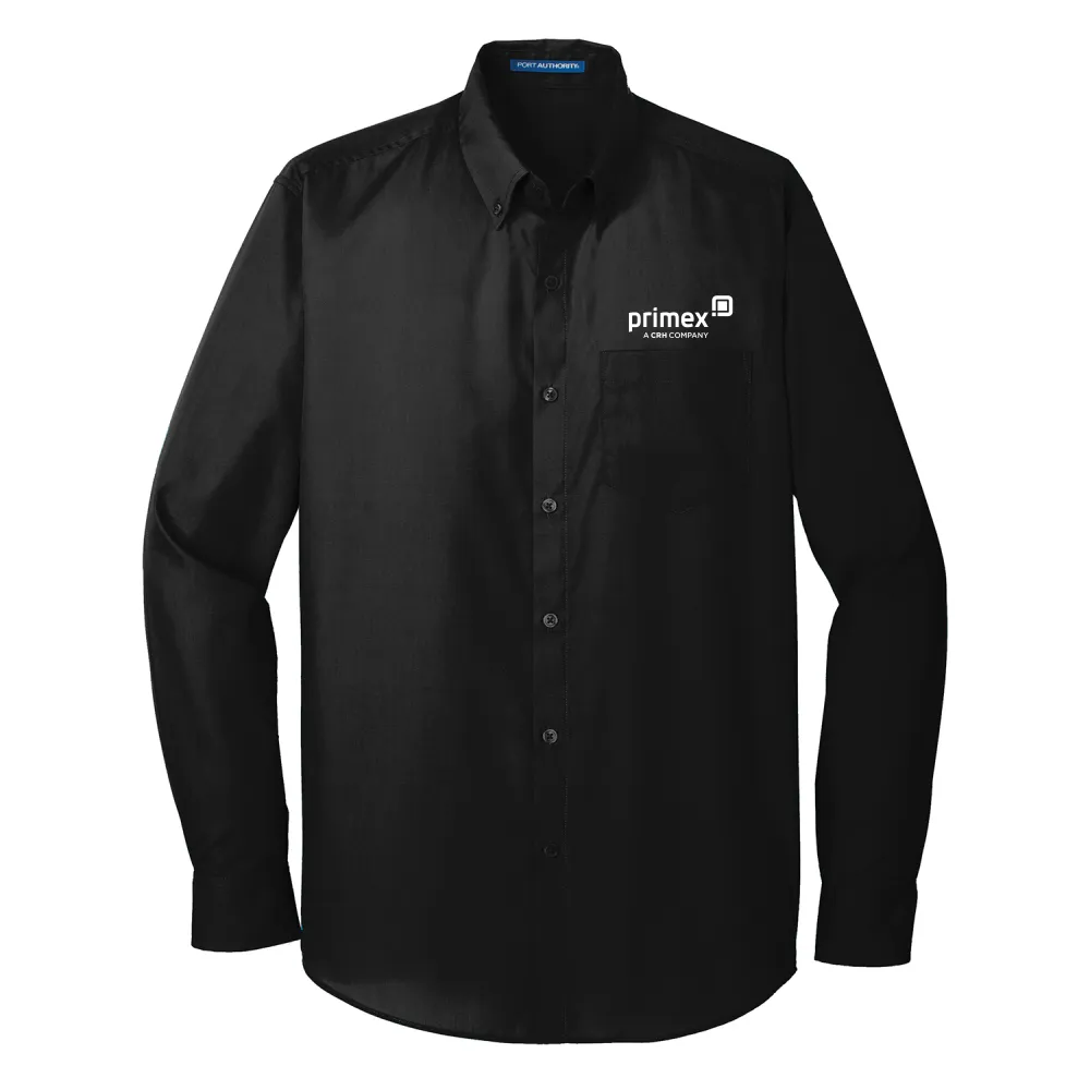 Port Authority® Long Sleeve Carefree Poplin Shirt