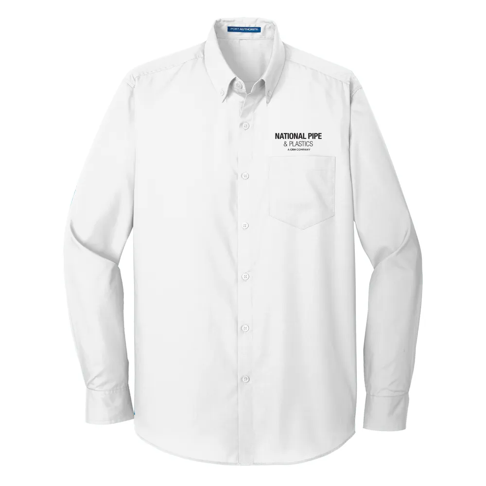 Port Authority® Long Sleeve Carefree Poplin Shirt