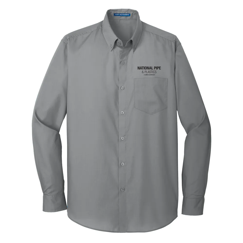 Port Authority® Long Sleeve Carefree Poplin Shirt