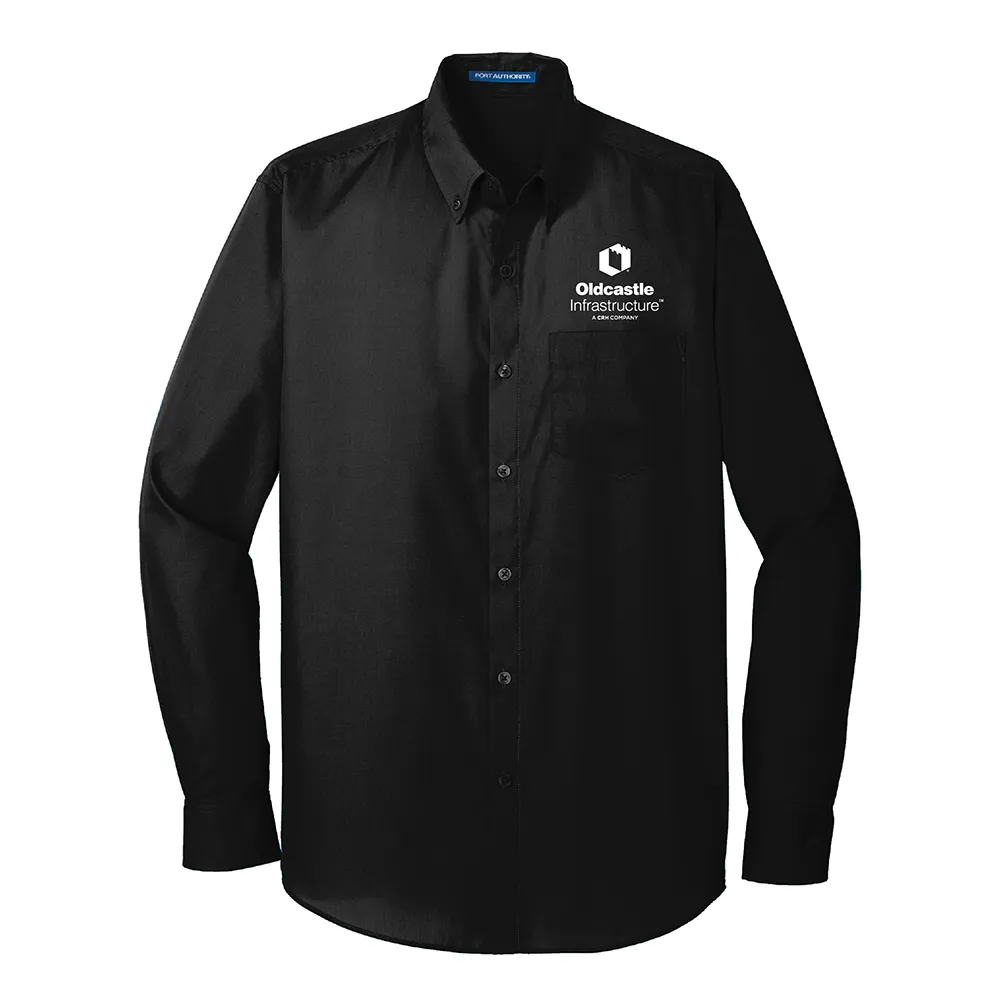 Port Authority® Long Sleeve Carefree Poplin Shirt