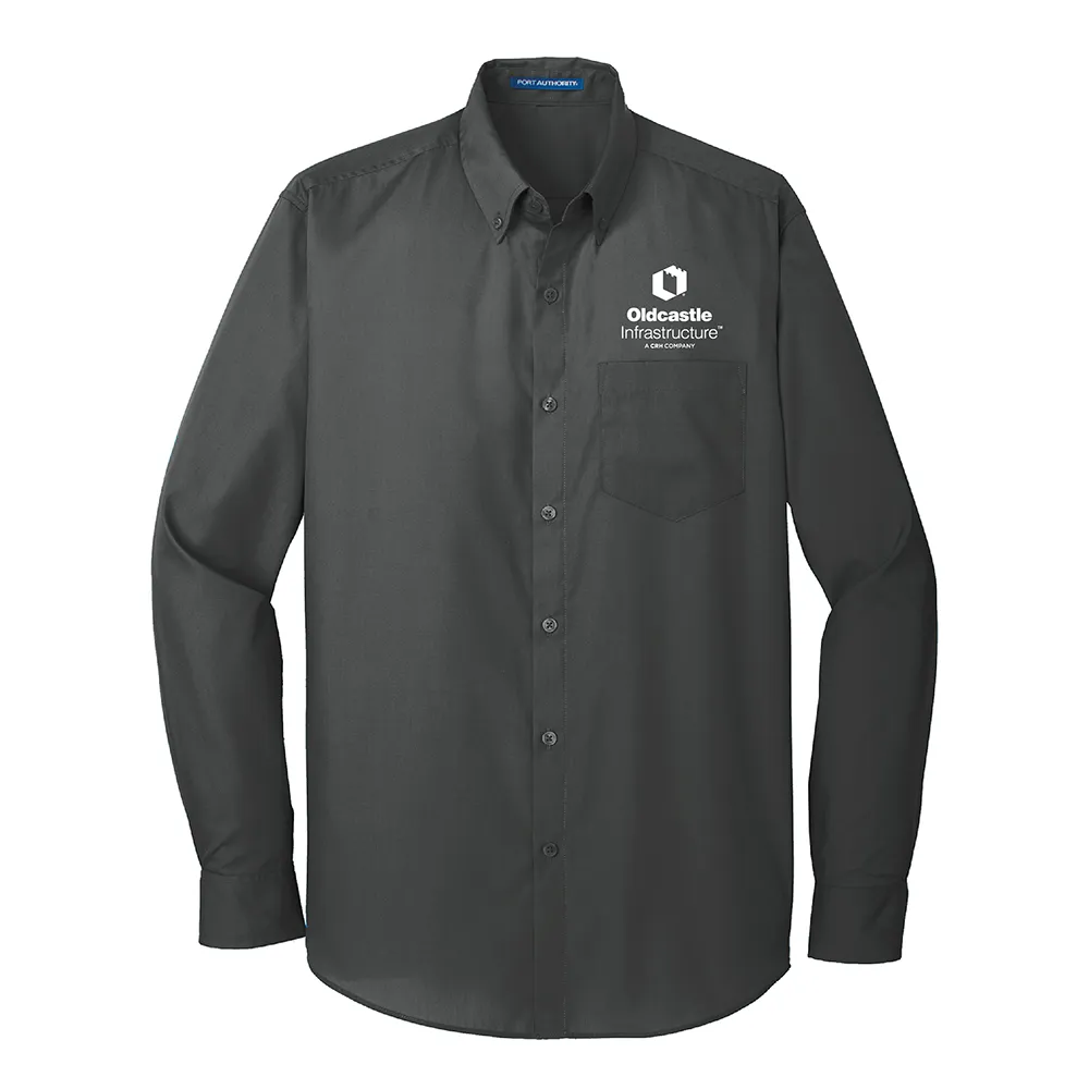 Port Authority® Long Sleeve Carefree Poplin Shirt