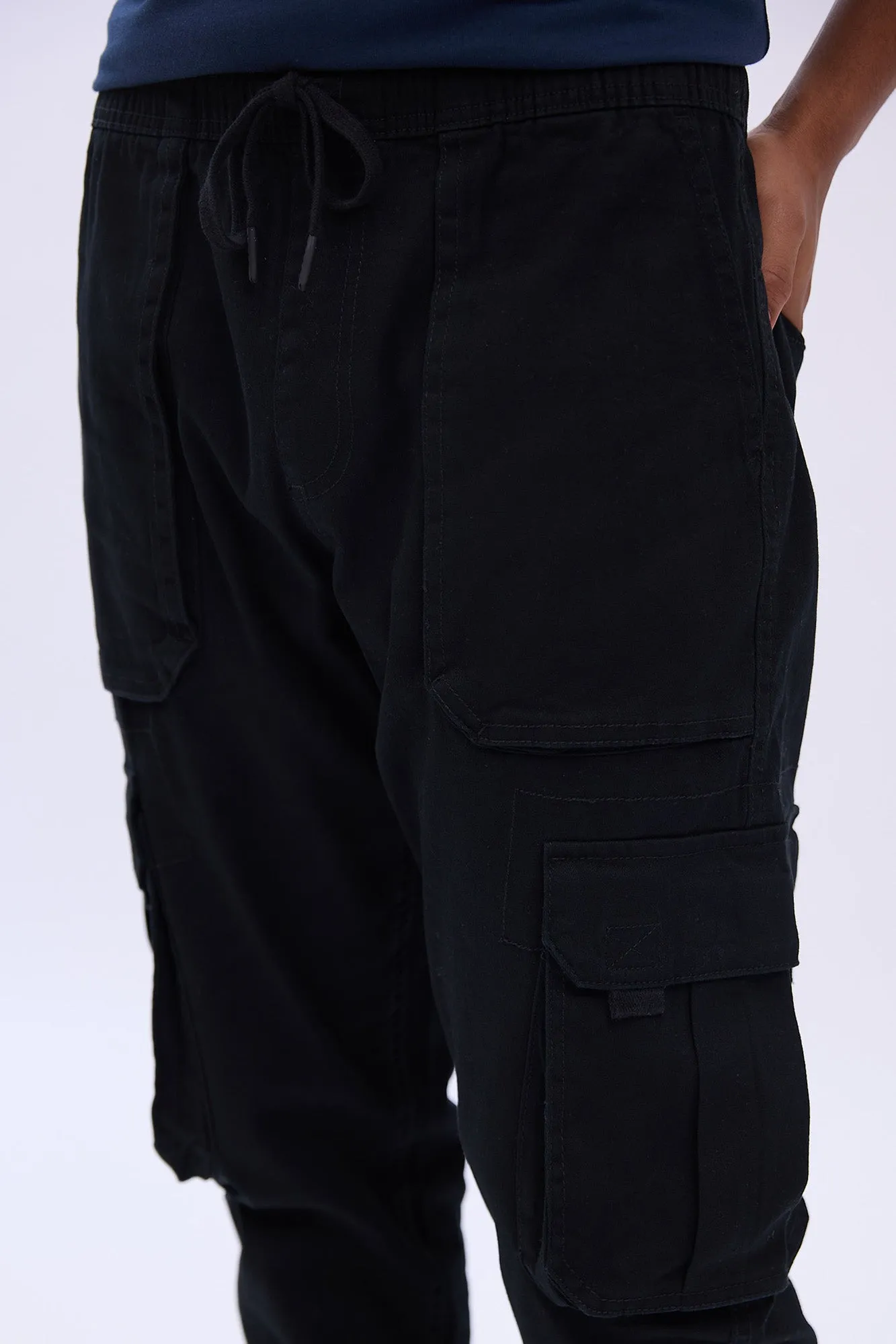 Relaxed Workwear Twill Pants