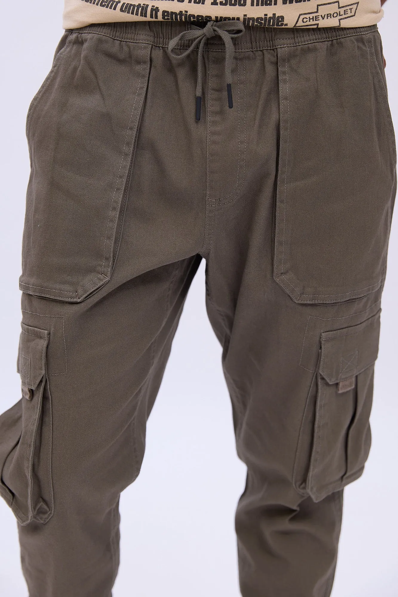 Relaxed Workwear Twill Pants