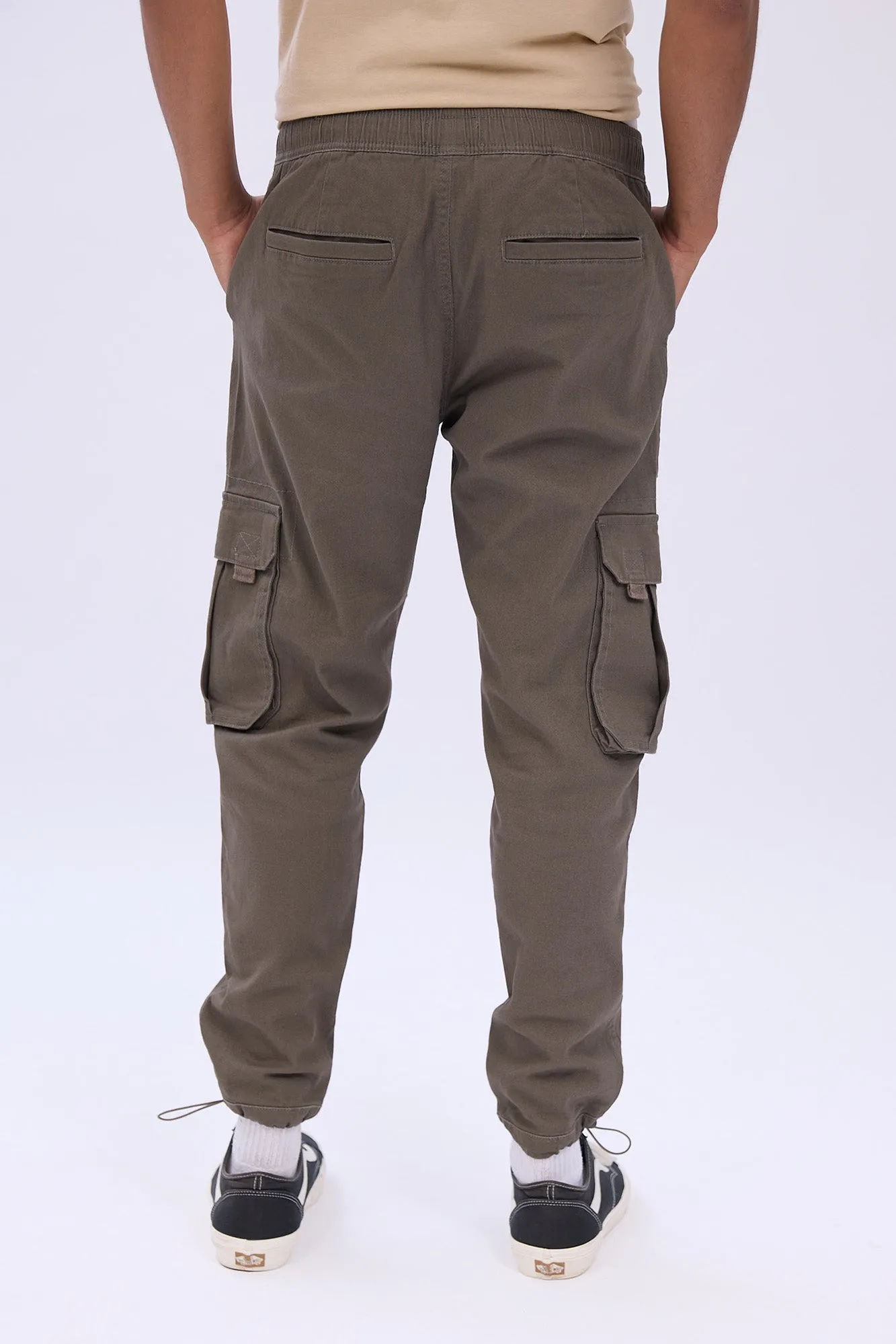 Relaxed Workwear Twill Pants