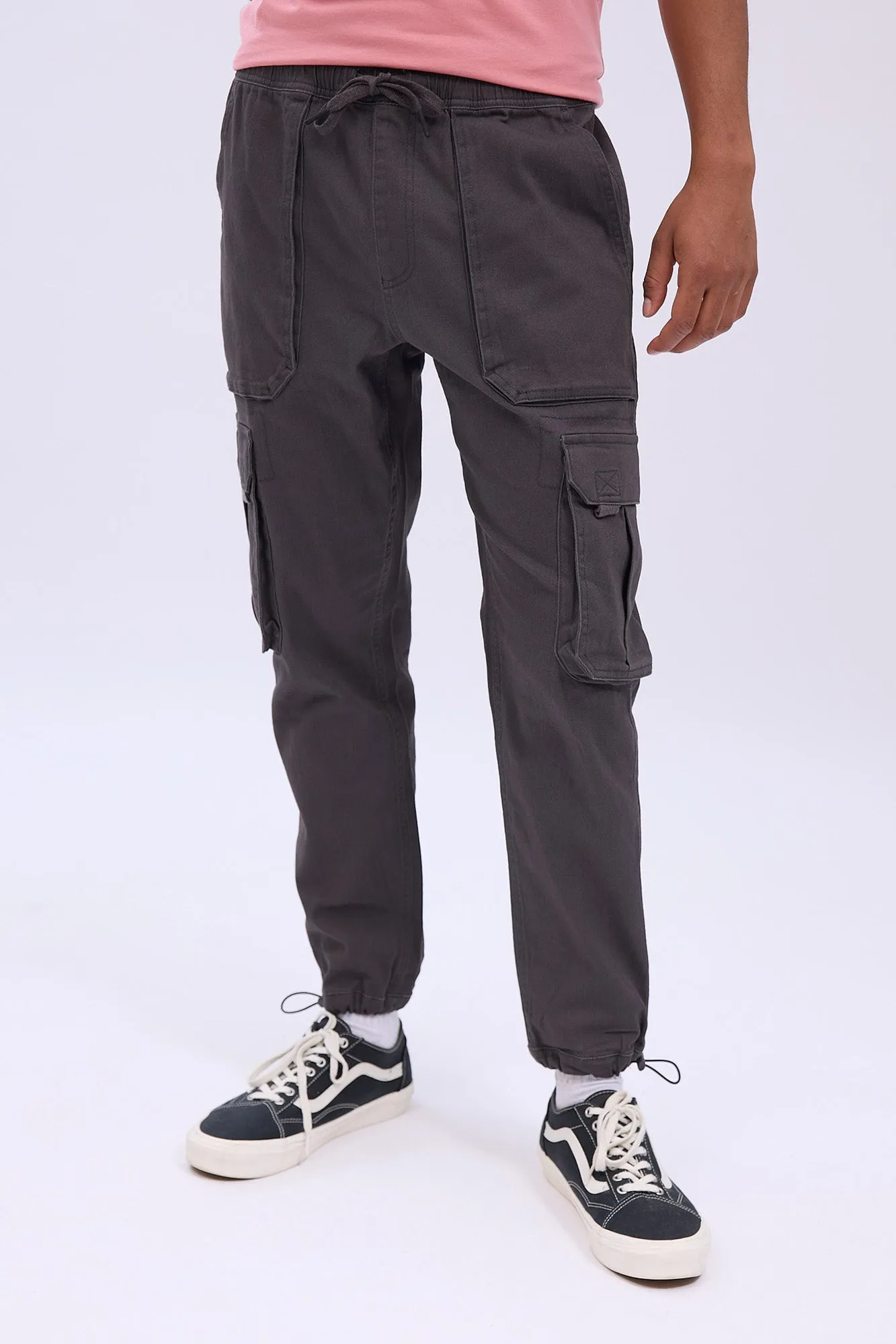 Relaxed Workwear Twill Pants