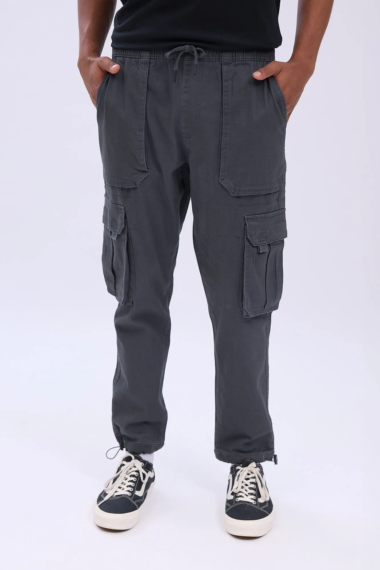 Relaxed Workwear Twill Pants